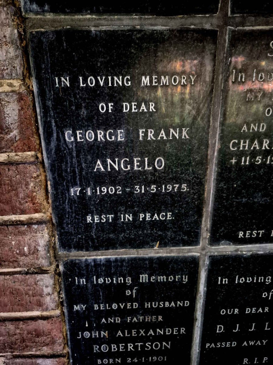 ANGELO George Frank 1902-1975