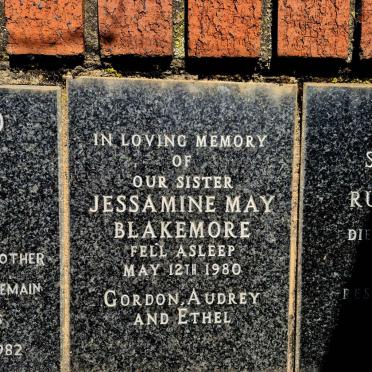 BLAKEMORE Jessamine May -1980