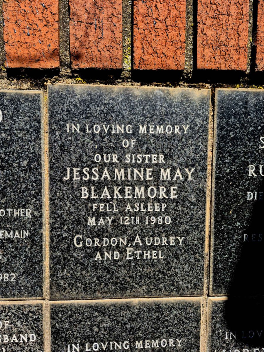 BLAKEMORE Jessamine May -1980