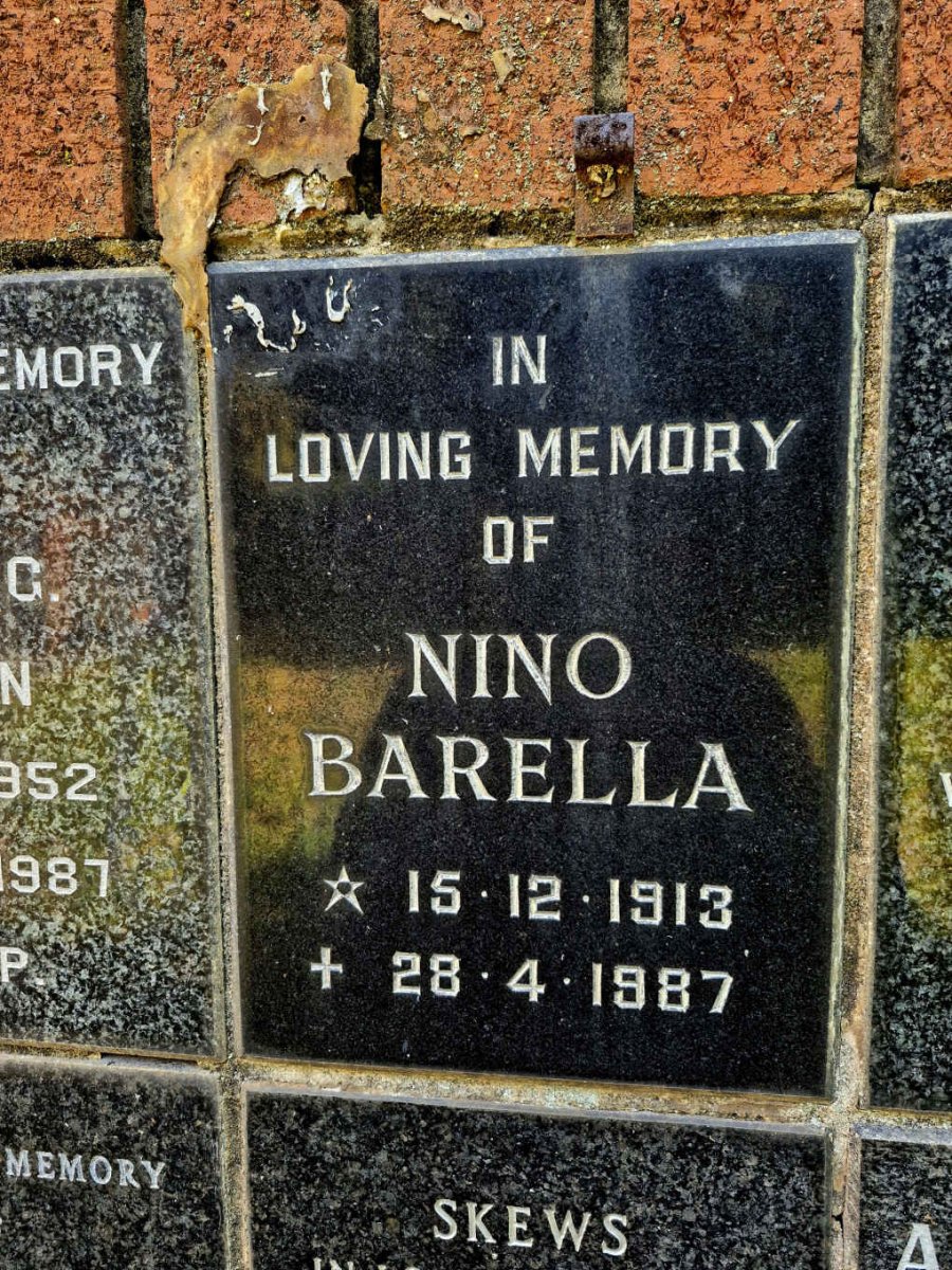 BARELLA Nino 1913-1987