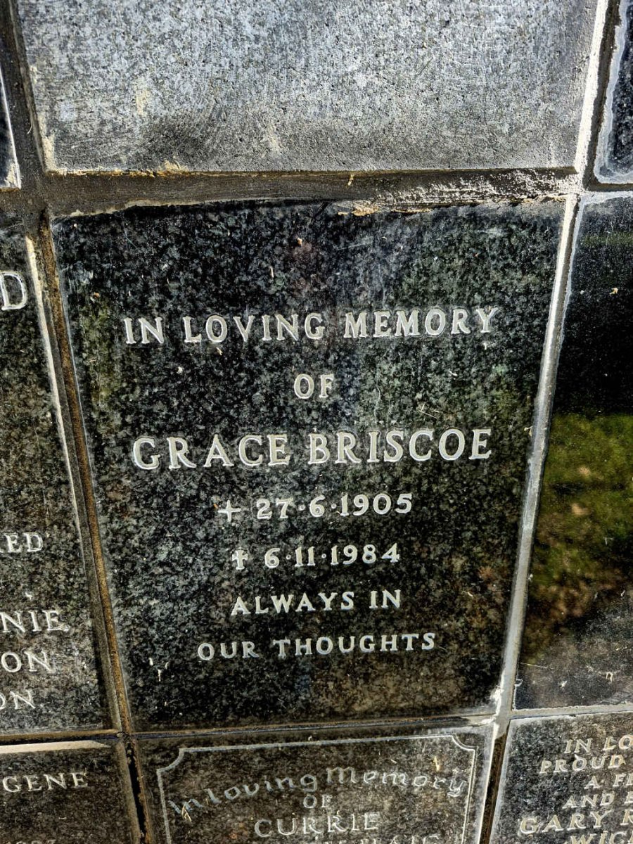 BRISCOE Grace 1905-1984