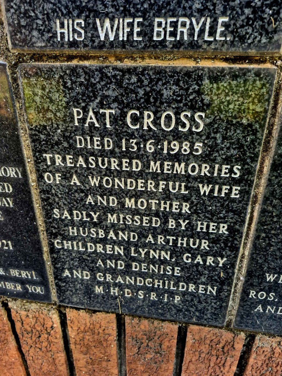 CROSS Pat -1985