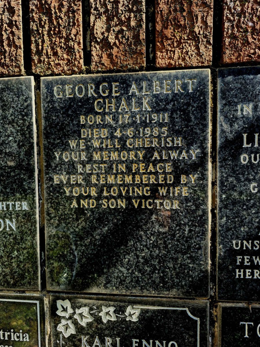 CHALK George Albert 1911-1985