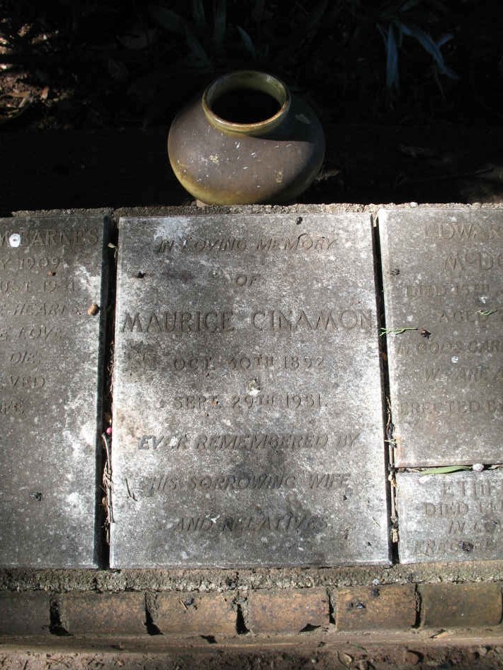 CINAMON Maurice 1892-1951