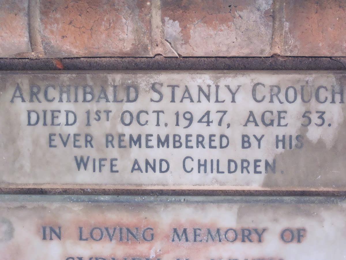 CROUCH Archibald Stanly -1947