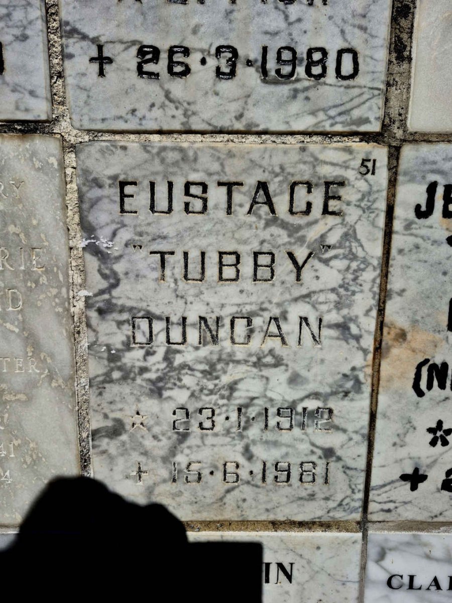DUNCAN Eustace 1912-1981