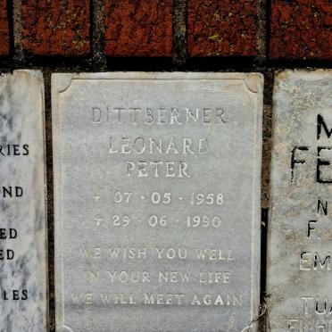 DITTBERNER Leonard Peter 1958-1990