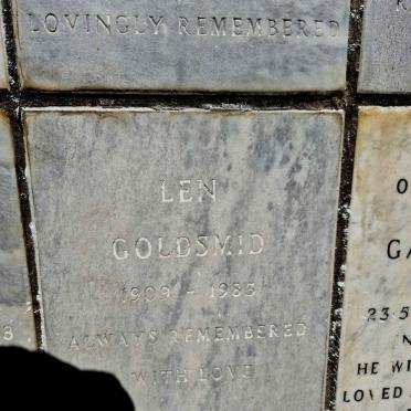 GOLDSMID Len 1909-1983