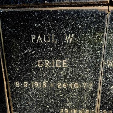 GRICE Paul W. 1918-1977