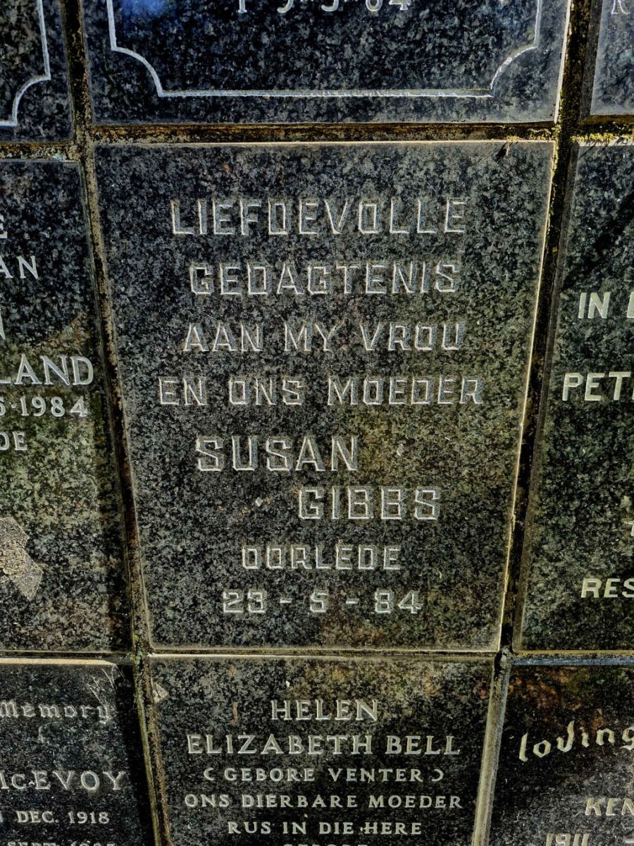 GIBBS Susan -1984