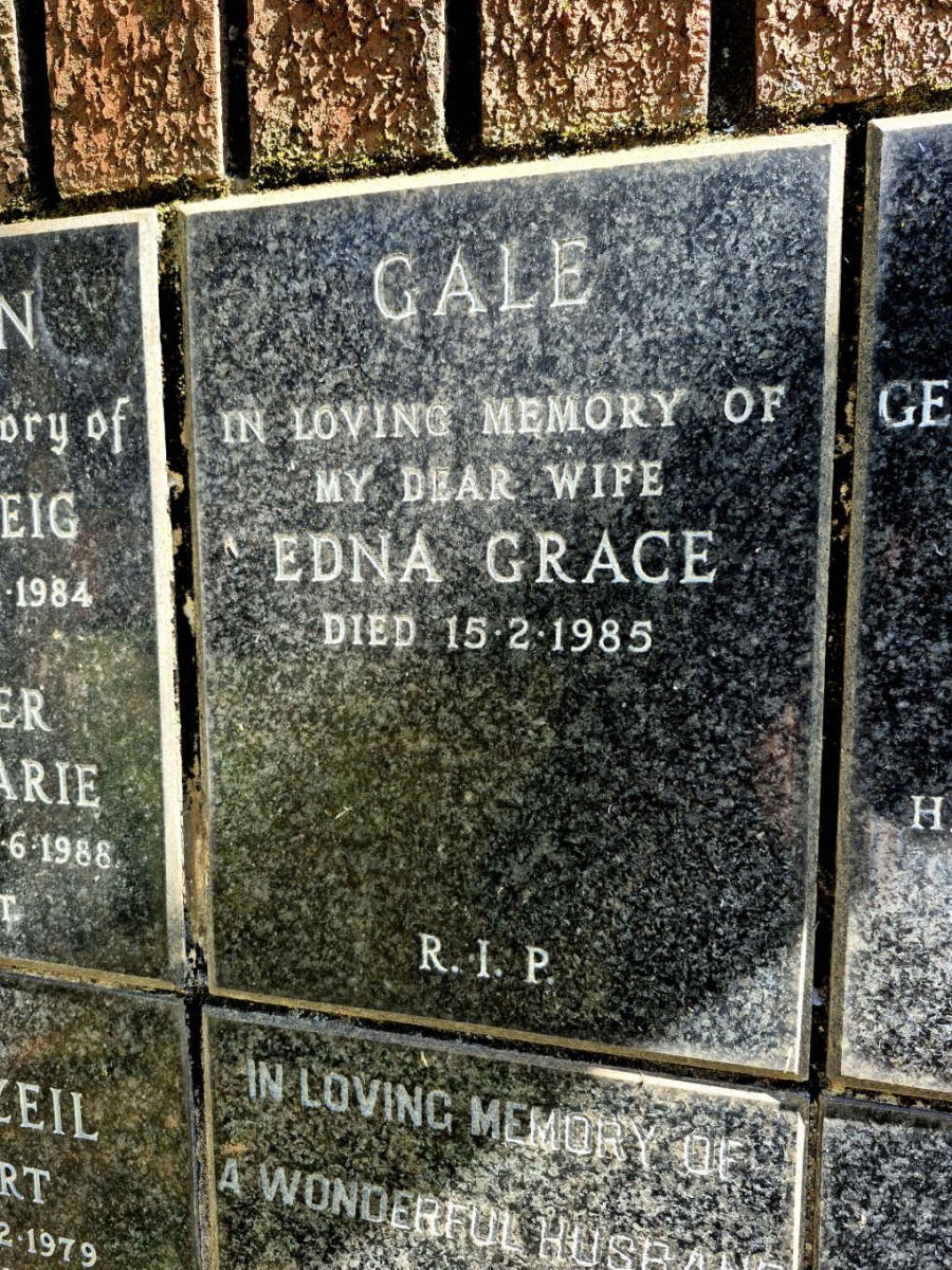 GALE Edna Grace -1985