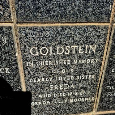 GOLDSTEIN Freda -1982