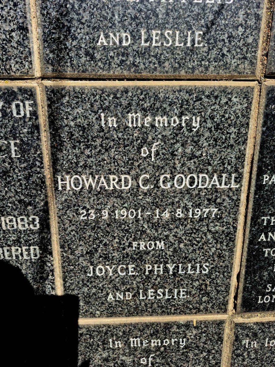 GOODALL Howard C. 1901-1977