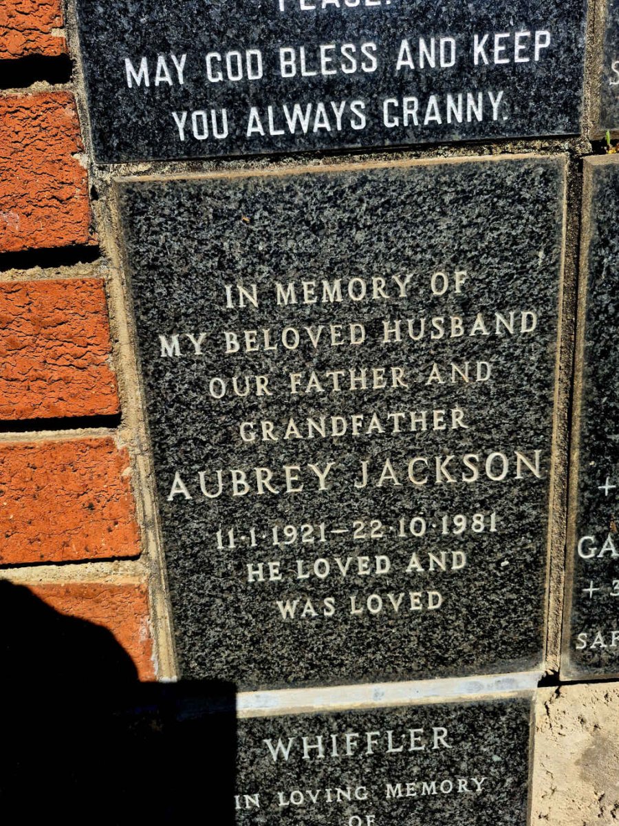 JACKSON Aubrey 1921-1981