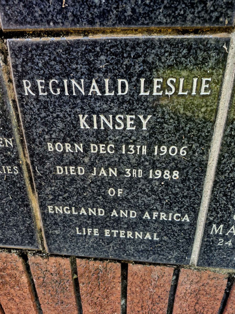 KINSEY Reginald Leslie 1906-1988