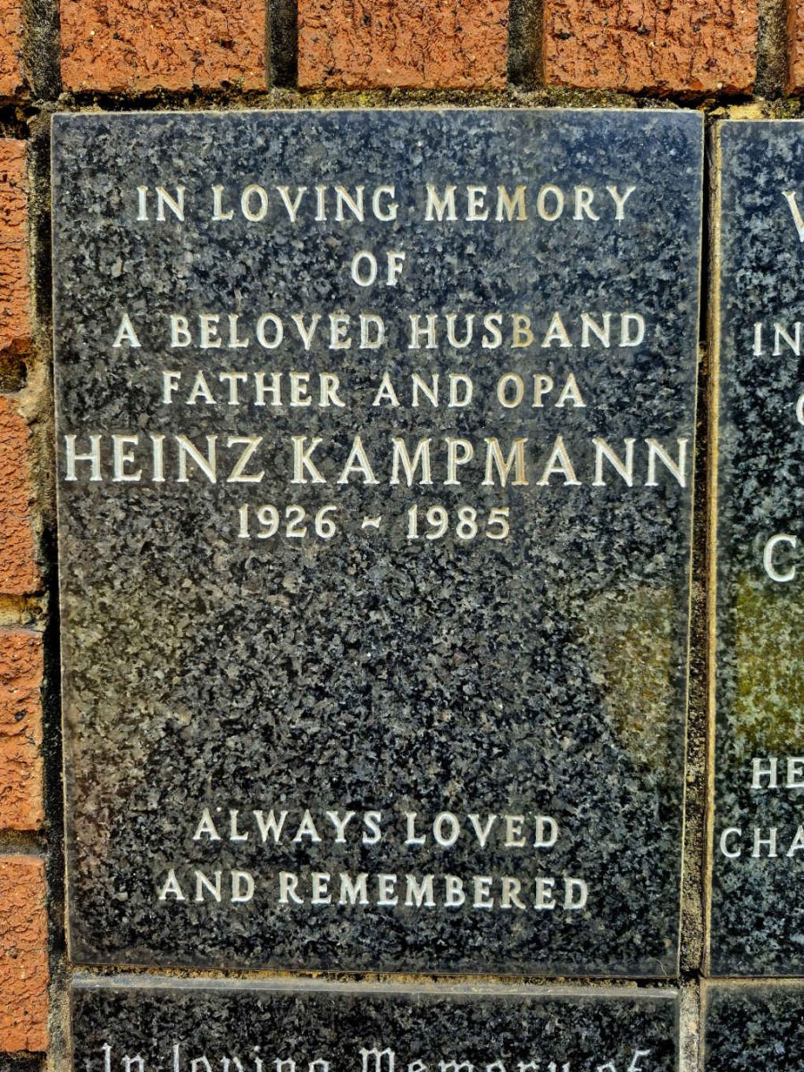KAMPMANN Heinz 1926-1985