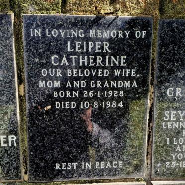 LEIPER Catherine 1928-1984