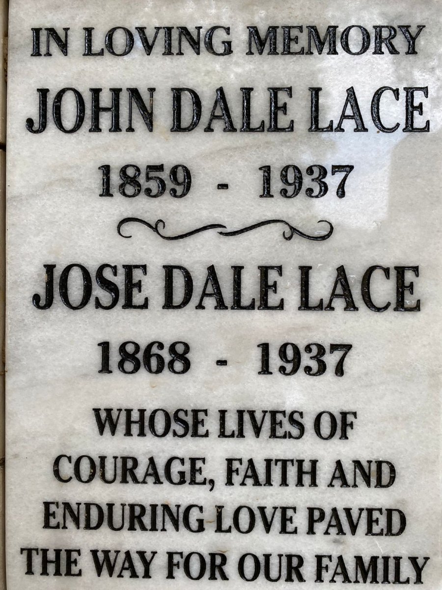LACE John Dale 1859-1937 :: LACE Jose Dale 1868-1937