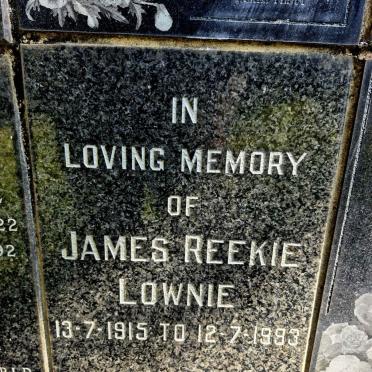 LOWNIE James Reekie 1915-1993