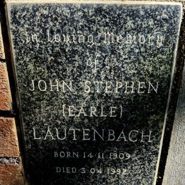 LAUTENBACH John Stephen 1909-1992