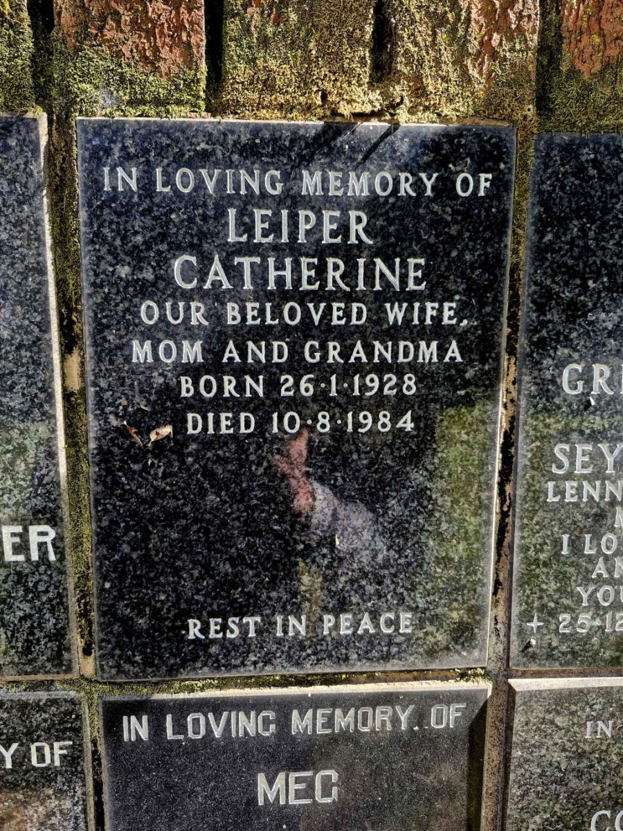 LEIPER Catherine 1928-1984