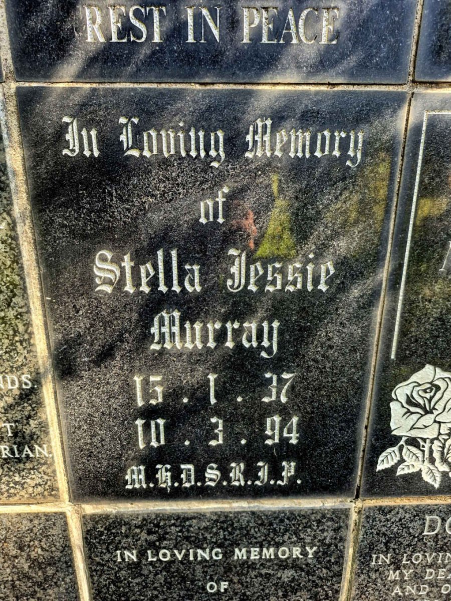MURRAY Stella Jessie 1937-1994