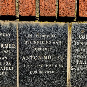 MULLER Anton 1937-1983
