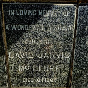 MCCLURE David Jarvis -1984