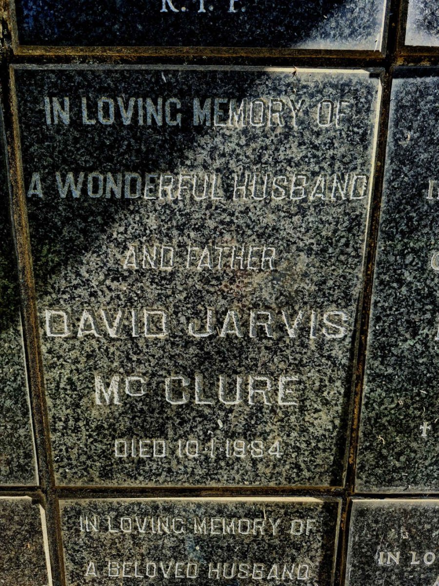 MCCLURE David Jarvis -1984