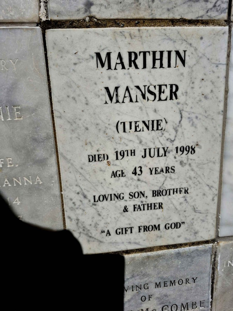 MANSER Marthin -1998