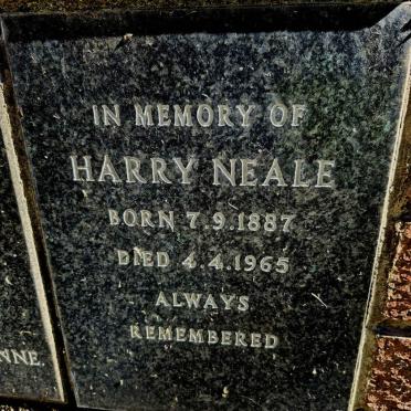 NEALE Harry 1887-1965