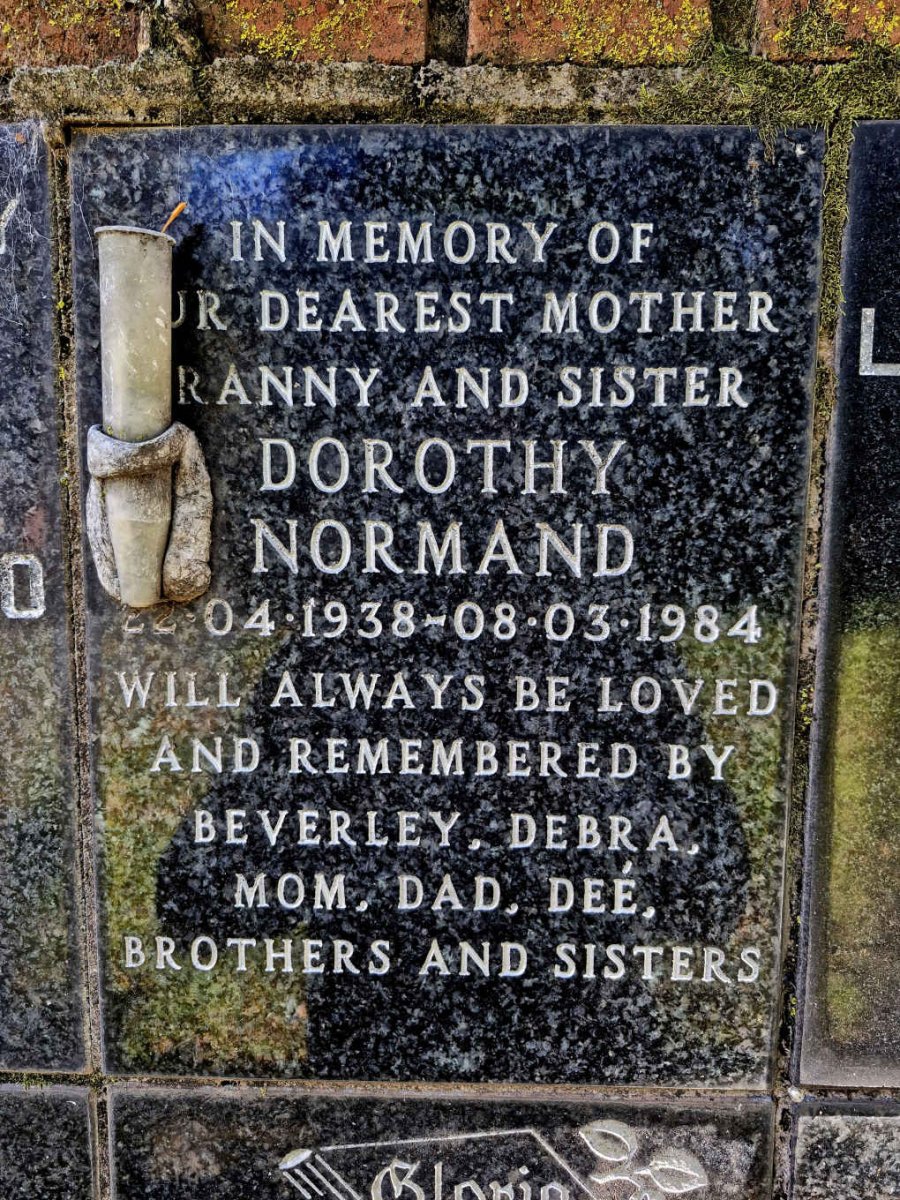 NORMAND Dorothy 1938-1984