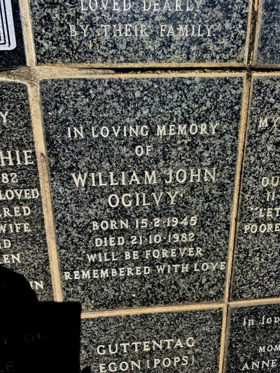 OGILVY William John 1945-1982