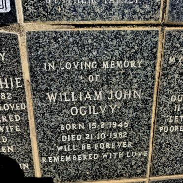 OGILVY William John 1945-1982