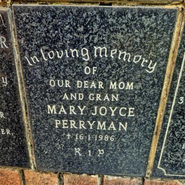 PERRYMAN Mary Joyce -1986