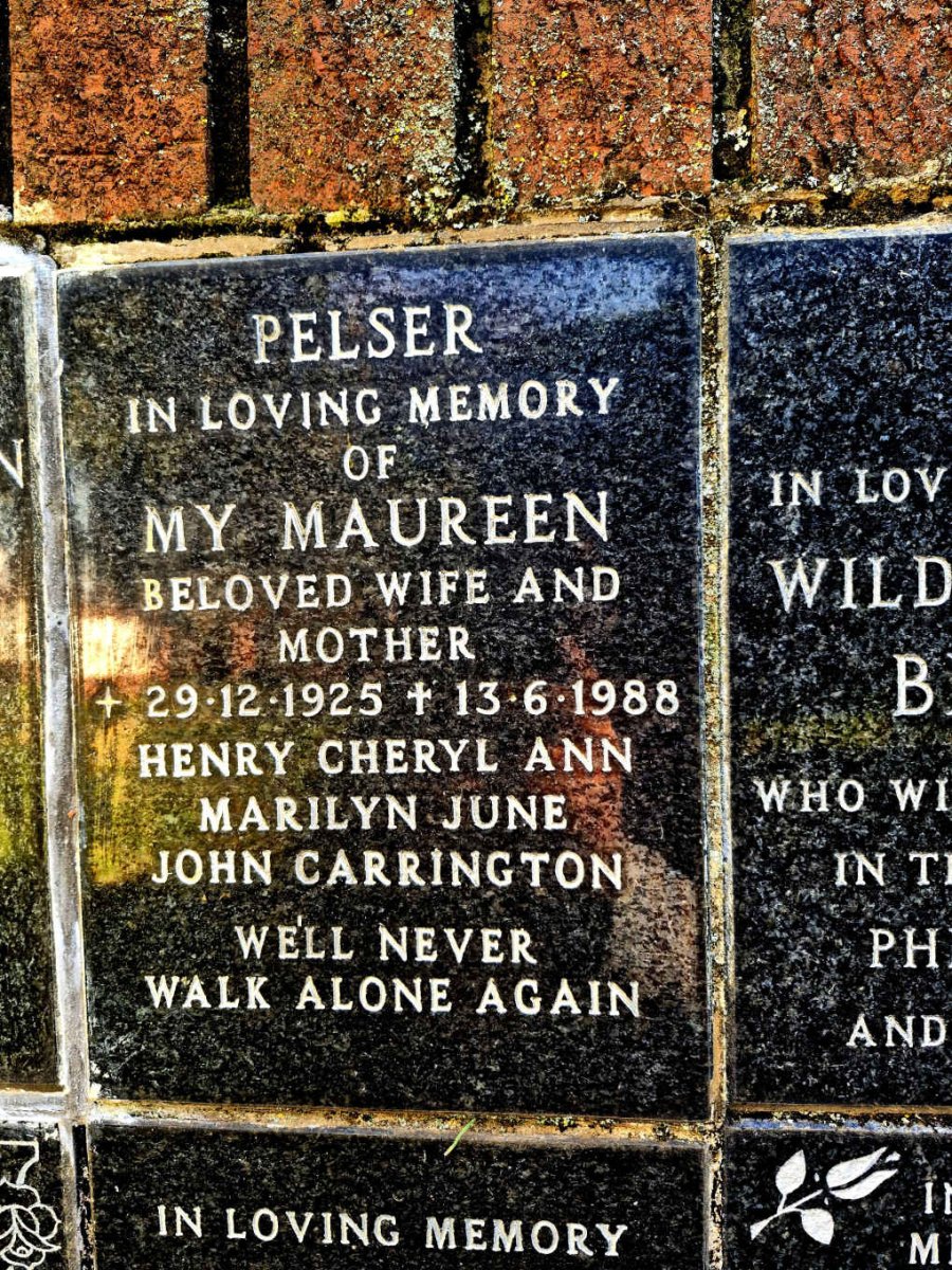 PELSER Maureen 1925-1988