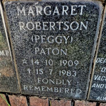 PATON Margaret Robertson 1909-1983