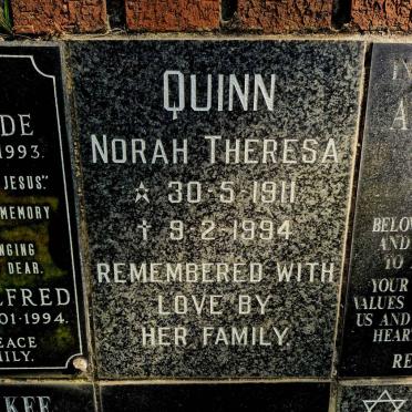 QUINN Norah Theresa 1911-1994
