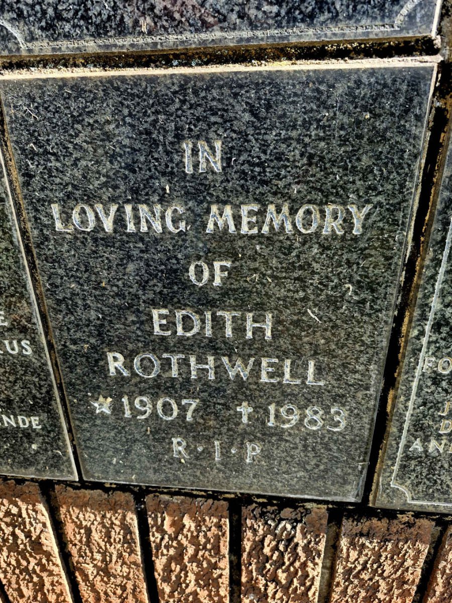 ROTHWELL Edith 1907-1983