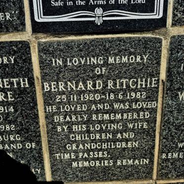 RITCHIE Bernard 1920-1982
