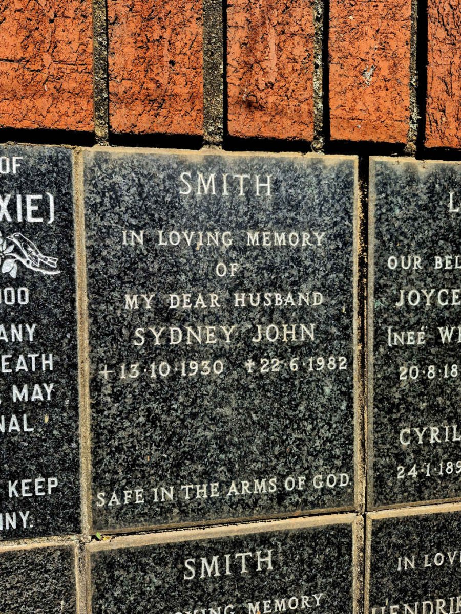 SMITH Sydney John 1930-1982