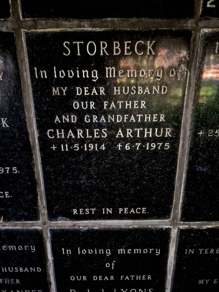 STORBECK Charles Arthur 1914-1975