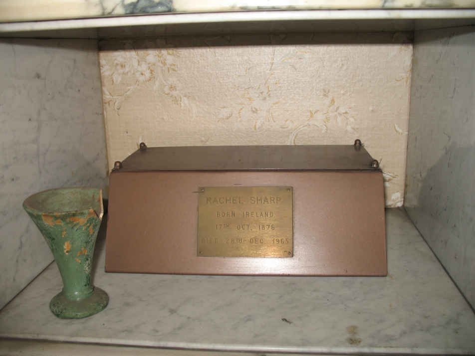 SHARP Rachel Sharp 1876-1965