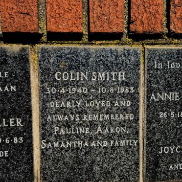 SMITH Colin 1940-1983