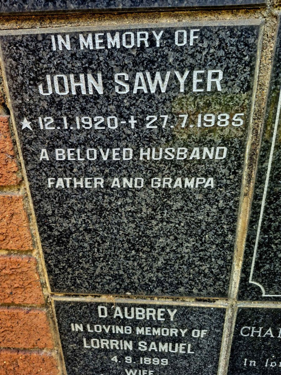 SAWYER John 1920-1985