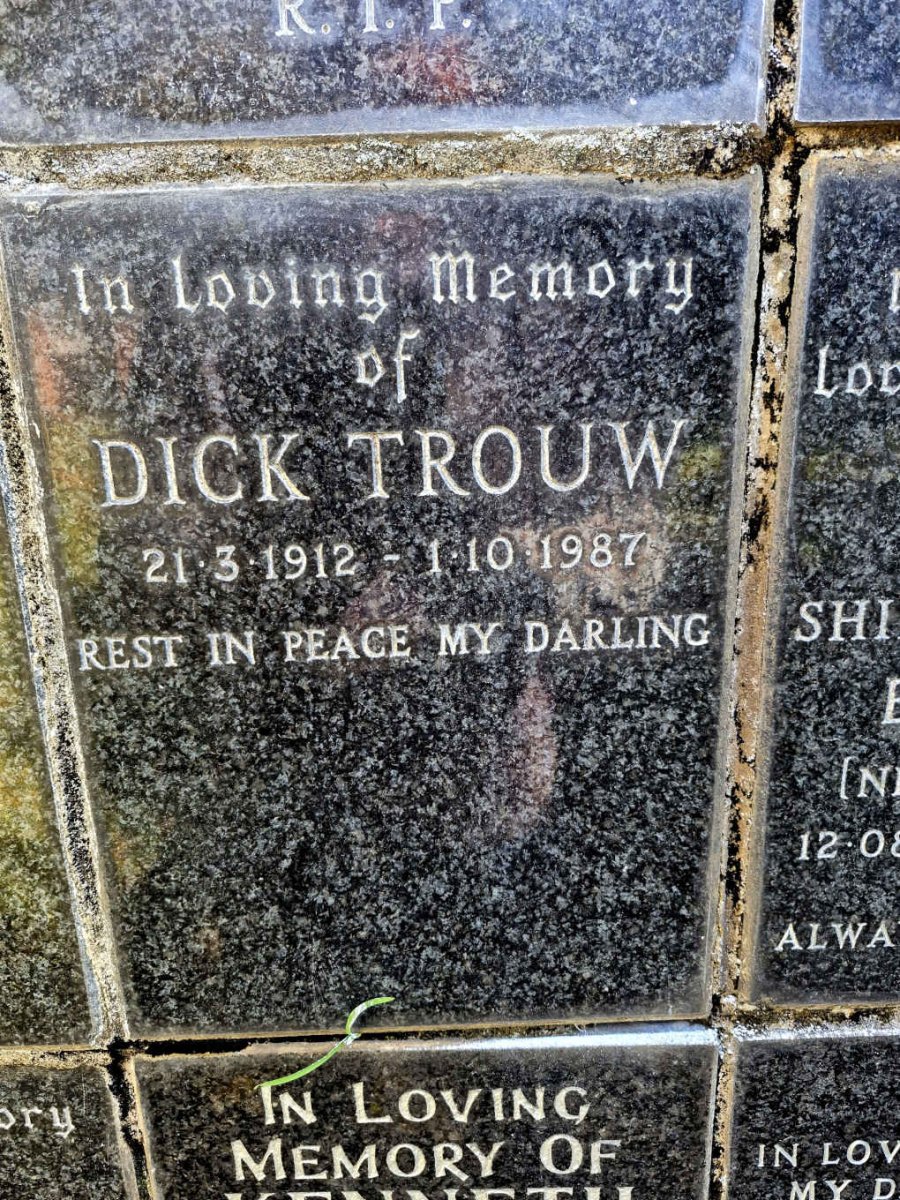 TROUW Dick 1912-1987