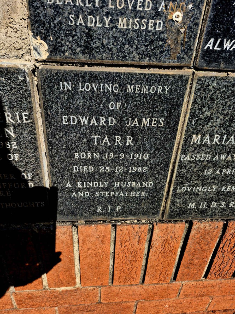 TARR Edward James 1910-1982