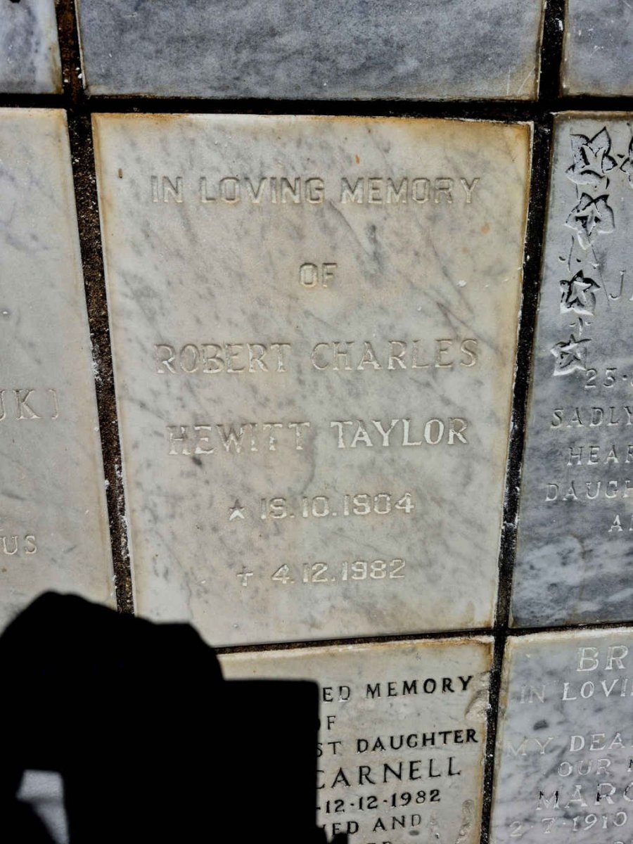 TAYLOR Robert Charles Hewitt 1904-1982