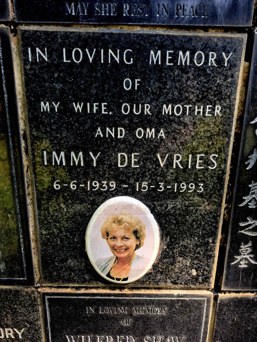 VRIES Immy, de 1939-1993