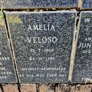 VELOSO Amelia 1906-1988
